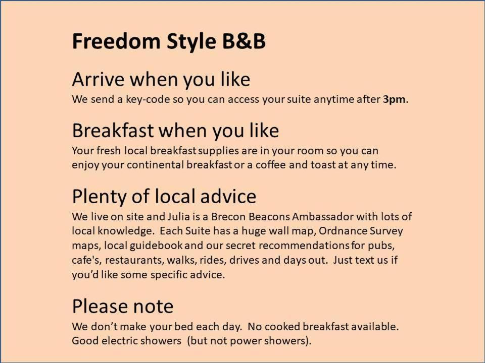 Neuadd B&B Suites Crickhowell Εξωτερικό φωτογραφία